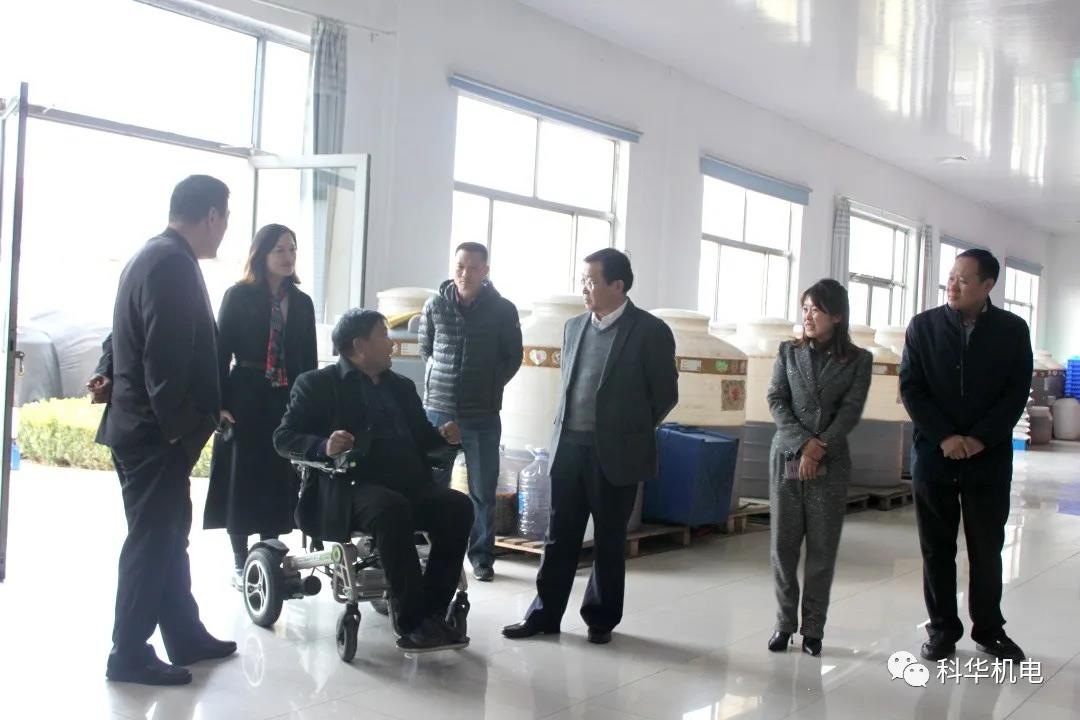 潍坊市退役军人事务局领导走访慰问军创企业